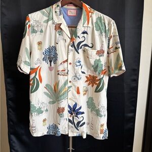 Scotch & Soda Floral Print Camp Shirt